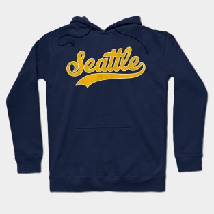 Seattle Sports Jersey Style Font Hoodie